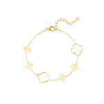 4 Ever Yours armband met klavertje vier, stijlvol en betekenisvol. Gemaakt van stainless steel, hypoallergeen en nikkelvrij.