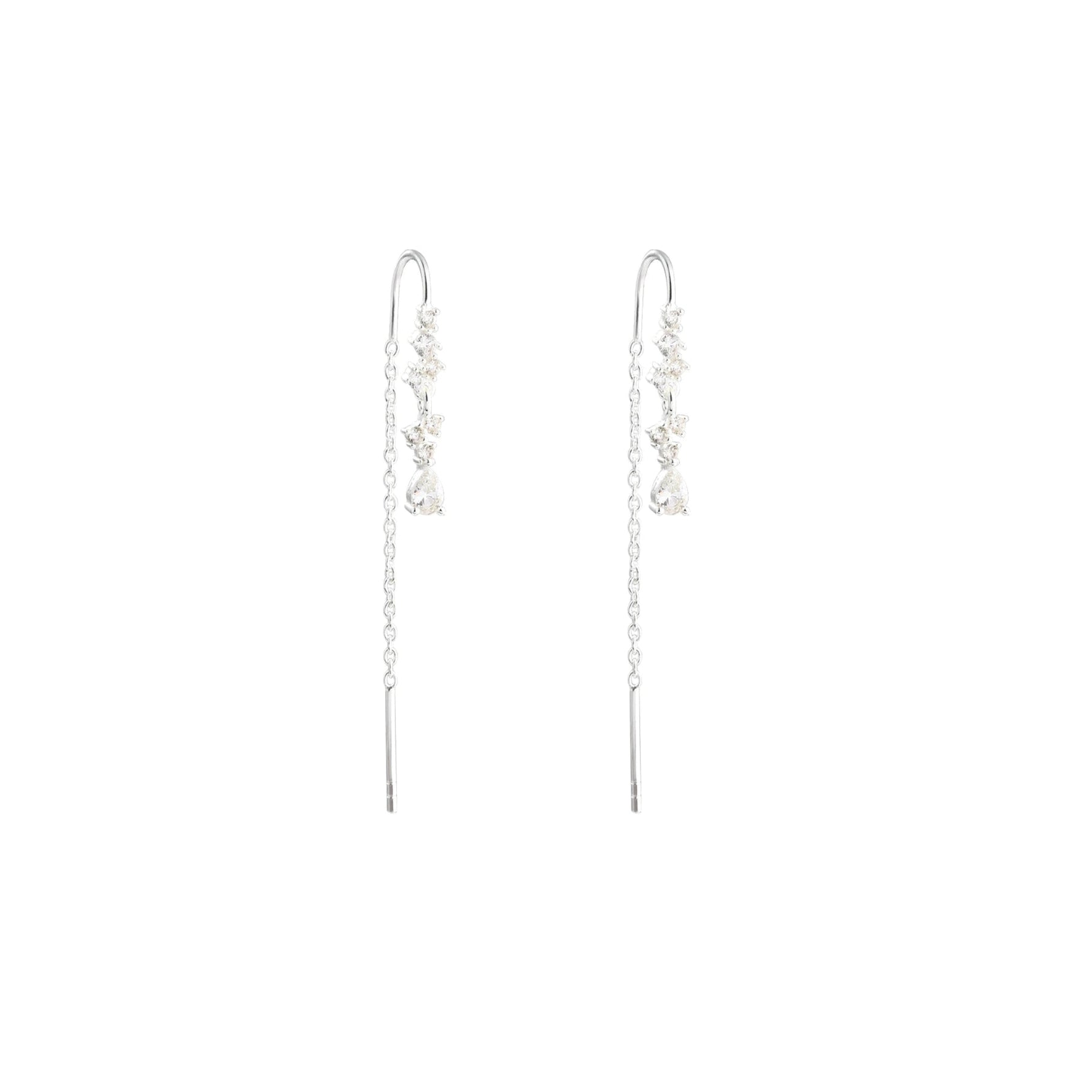 Aura oorbellen van 925 sterling silver, handgemaakt uit Denemarken. Subtiel en elegant ontwerp, ideaal voor minimalistische of gelaagde sieradenstijlen.