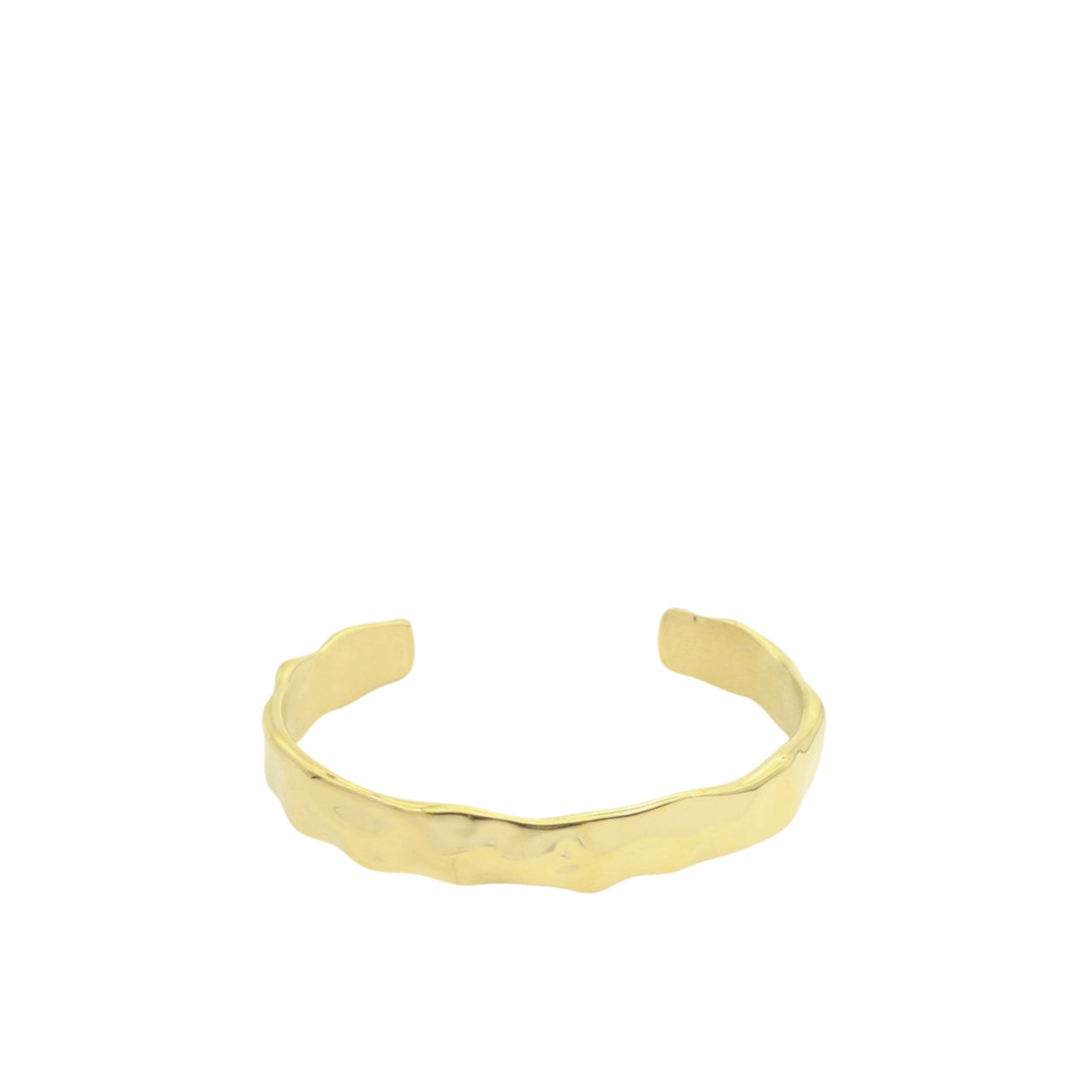 Bold Babe armband van roestvrij staal, bold en krachtig met glanzend massief design, edgy en stijlvol, waterproof en nikkelvrij.
