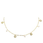Ellea Pearl ketting met 18K gold plating. Handgemaakt in Denemarken, elegant en tijdloos design.