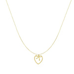 Heart To Get ketting met delicaat strikdesign, romantisch en verfijnd. Gemaakt van stainless steel, hypoallergeen en nikkelvrij.