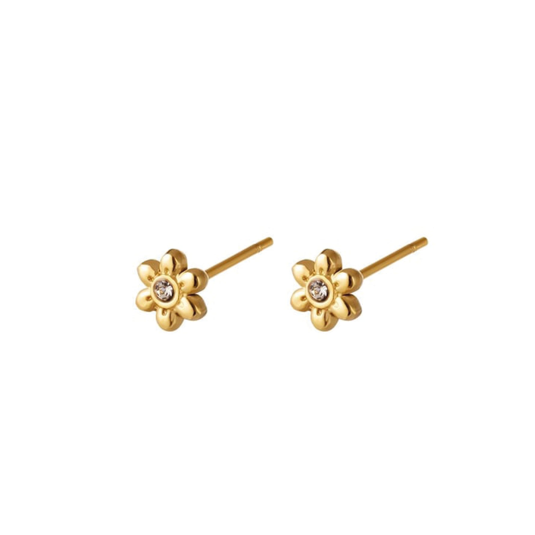 Petal Me Up studs van stainless steel met delicaat bloemdesign, lief, subtiel en tijdloos. Hypoallergeen en nikkelvrij.