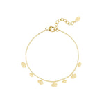 Shell We? armband van stainless steel met subtiele schelpbedels, elegant, speels en zomers. Hypoallergeen en nikkelvrij.