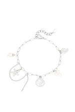 Beach Please armband van stainless steel met speelse charms.