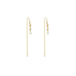Aura oorbellen van 18K gold plating handgemaakt uit Denemarken. Subtiel en elegant ontwerp, ideaal voor minimalistische of gelaagde sieradenstijlen.