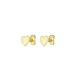 Be Mine-ish oorbellen met verfijnd patroon en luxe goudkleurige afwerking. Elegant, romantisch & hypoallergeen.