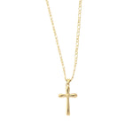 Bless Up ketting van roestvrij staal met kruisdesign. Zomers, stijlvol en betekenisvol.