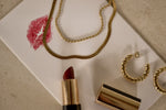 Layer Slayer ketting van stainless steel met gedraaid dubbel design, stijlvol en modern. Hypoallergeen en nikkelvrij.
