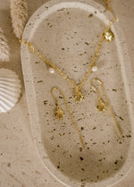 Ellea Pearl ketting met 18K gold plating. Handgemaakt in Denemarken, elegant en tijdloos design.