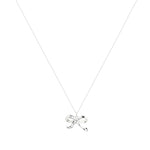 Loopette ketting handgemaakt in Denemarken van 925 sterling silver met gebogen design. Elegant, subtiel en ideaal voor minimalistische of gelaagde looks.