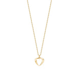 Nordelle ketting van 925 sterling zilver met druppelvormig hangertje.